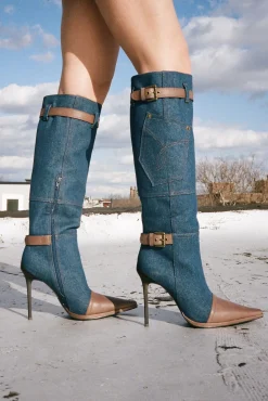 Outlet BLU-JEAN Stiletto|Knee High