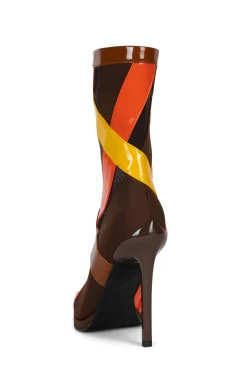 Discount STRIPES Ankle To Mid|Stiletto