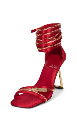 New ZIPPED-UP Sandals|Heel