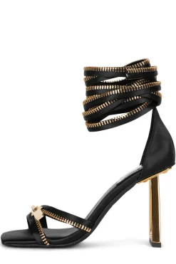 New ZIPPED-UP Sandals|Heel